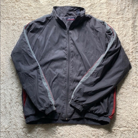 On Line Men’s Gray Vintage Tracksuit - Picture 2 of 7